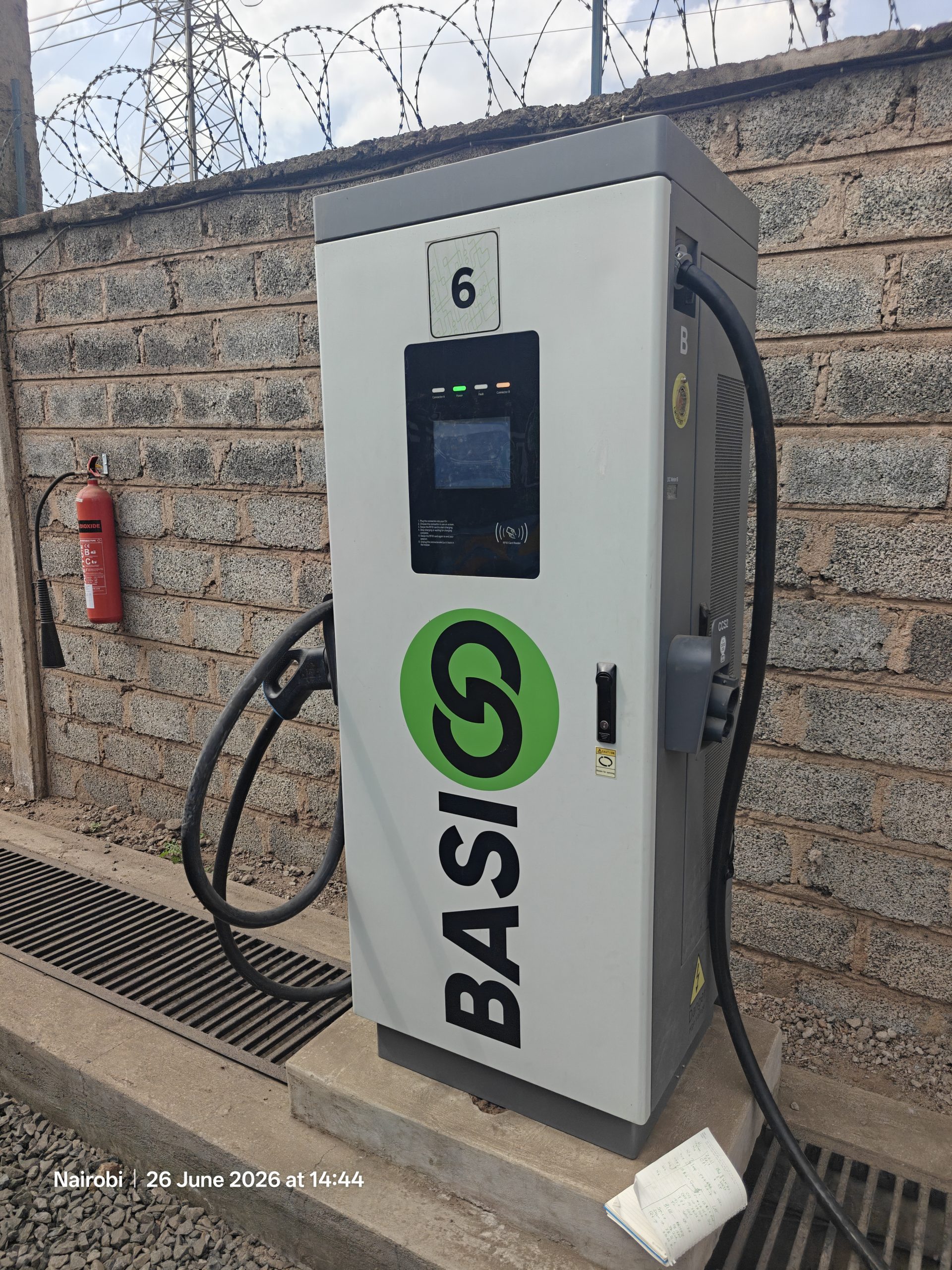 BasiGo Komarock Station e-bus charging, Nairobi